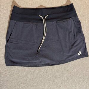 Vuori slate gray seabreeze skort